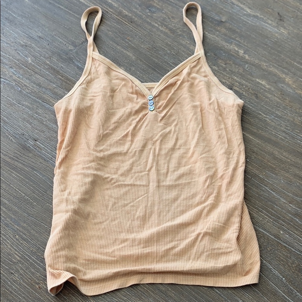American eagle soft and sexy yellow tank